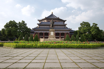 Sun yat sen memorial hall in guangzhou china. © Yan