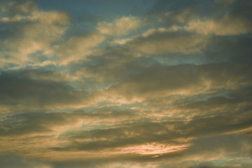 Clouds at sunrise