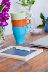 Beautiful Work Desk Still Life