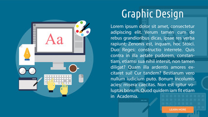 Graphic Design Conceptual Banner
