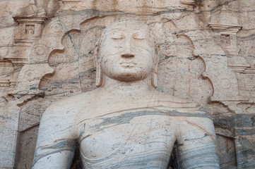 The Gal Vihara at ancient city of Polonnaruwa, Sri Lanka