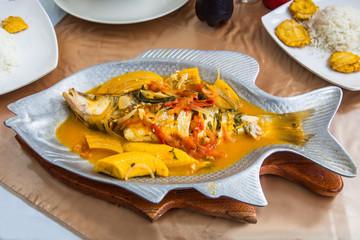 Steamed fish