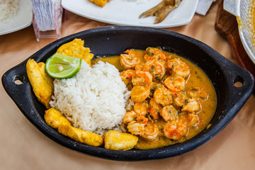 Coconut shrimp stew