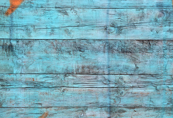 Old wooden plank with paint on it