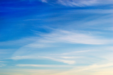 Obraz premium white fluffy clouds in the blue sky