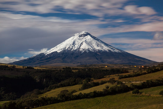 Cotopaxi moonlight