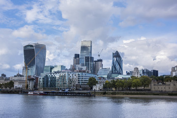 Fototapeta na wymiar City of London Skyline