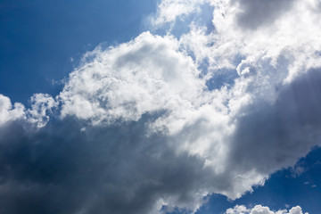 Blue sky with clouds
