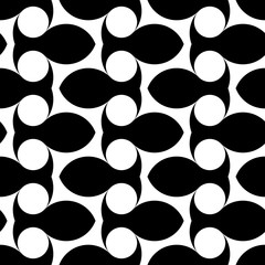 Design seamless monochrome waving pattern