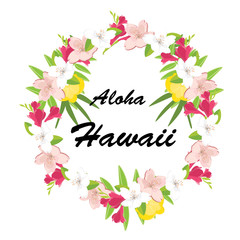 Aloha hawaii vector