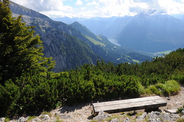 Overview from the top of the Eagles Nest, Kehlsteinhaus, Germany