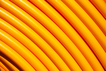 Network cable roll closeup