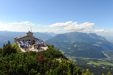 Overview from the top of the Eagles Nest, Kehlsteinhaus, Germany