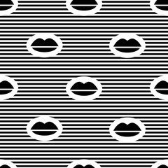Seamless fashion pattern abstraction.