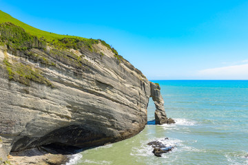 Coastline, cape Farewell, south island, new zealand