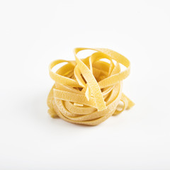 Stalian pasta, fettuccine, isolated