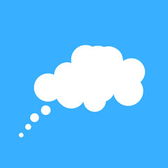 Cloud speech bubble 