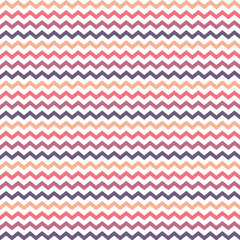 Vector Chevron seamless pattern. Colorful zigzag on white background