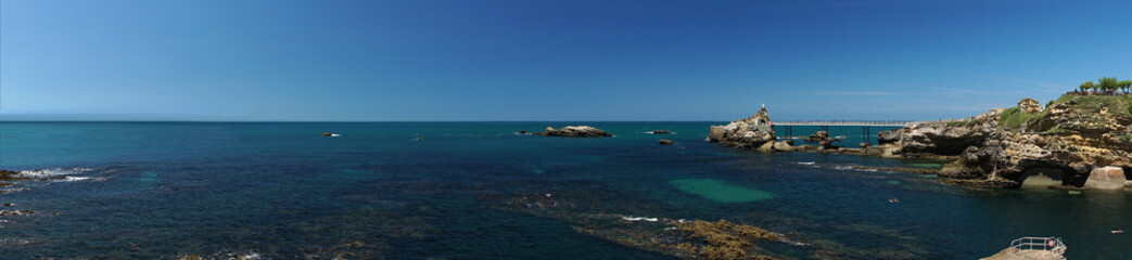 Rocher de la Vierge &agrave; Biarritz