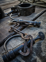 Shackles, medieval tool for deprivation of liberty