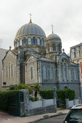 Fototapeta na wymiar Église Saint-Alexandre-Nevsky et de la Protection-de-la-Mère de Dieu
