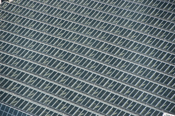 高台からの都市の展望コンクリートジャングル