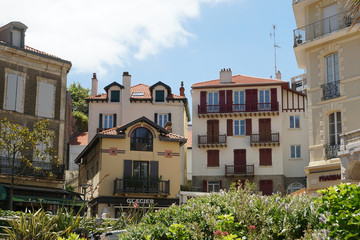 Fototapeta na wymiar Habitation typique de Biarritz
