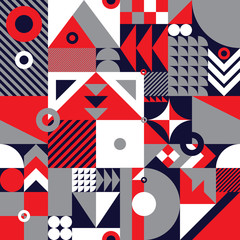 Geometric seamless pattern