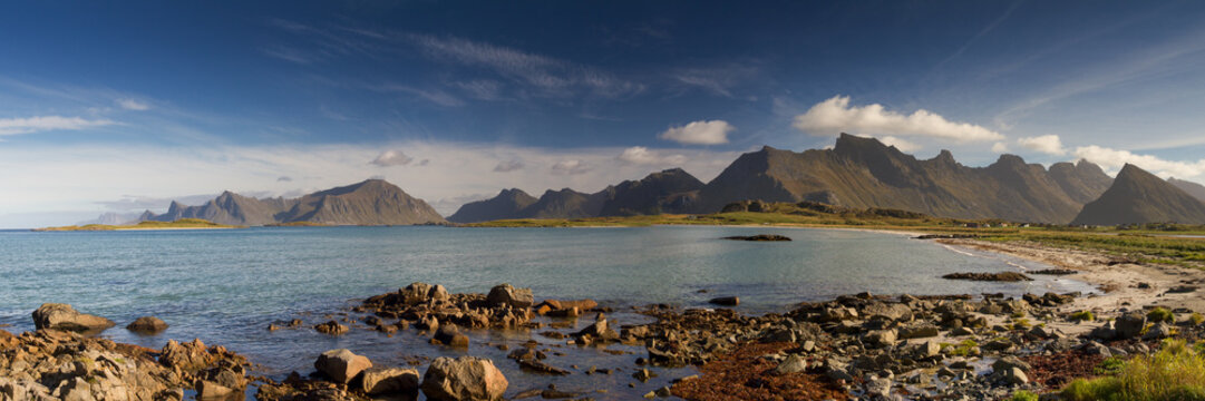 Panorama of Yttersand beach