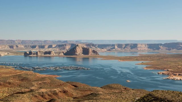Lake Powell, Arizona/Utah Border Day Timelapse