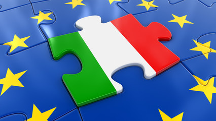 Italy Jigsaw as part of EU 