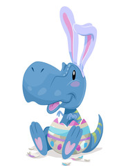 Dino Tyrannosaur Easter Egg