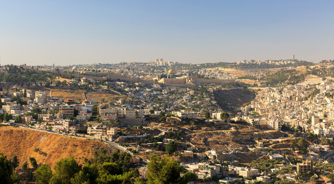 View of The Temple Mount in Jerusalem