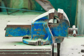 Obsolete blue vise-grip