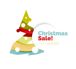 Christmas and New Year promotion banner design