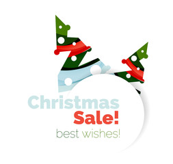 Christmas and New Year promotion banner design