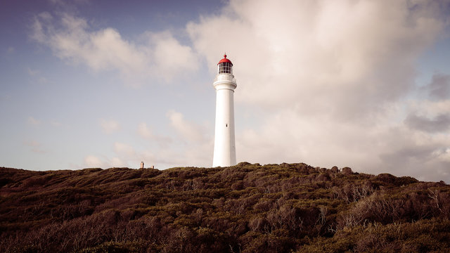 Leuchtturm Split Point Lighthouse an der Great Ocean Road in Australien