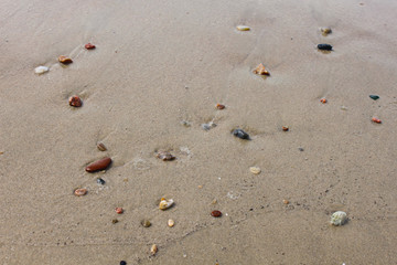 Pebbles on the sand