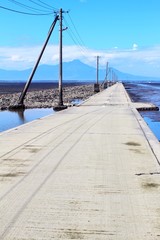 Obraz premium 長部田海床路