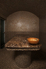 Interior of turkish bath hammam