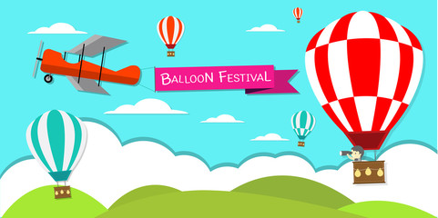 balloon festival concept - 123723752