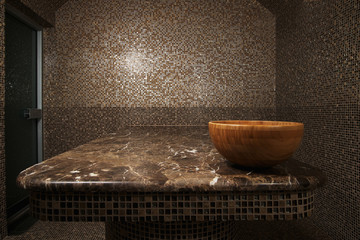 Interior of turkish bath hammam