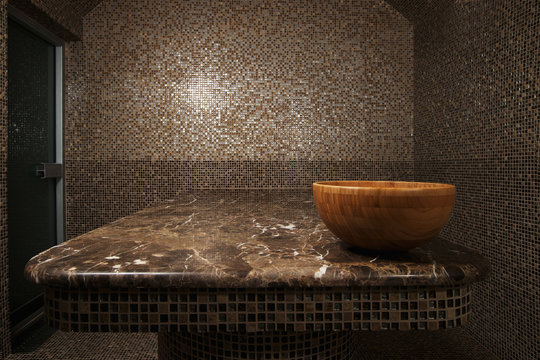 Interior of turkish bath hammam