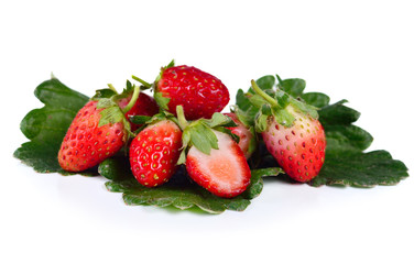 Strawberry isolated on white background