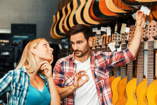 Musical instruments store