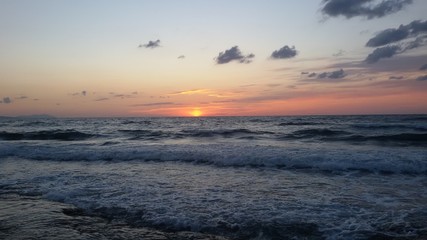 Obraz premium Sicily sunset