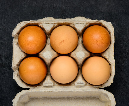 Homegrown Eggs in Box
