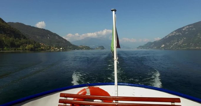 Lago di Como - battello - Italy