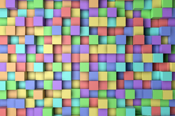 Background of cubes 
