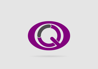 Letter q logo icon design template elements
